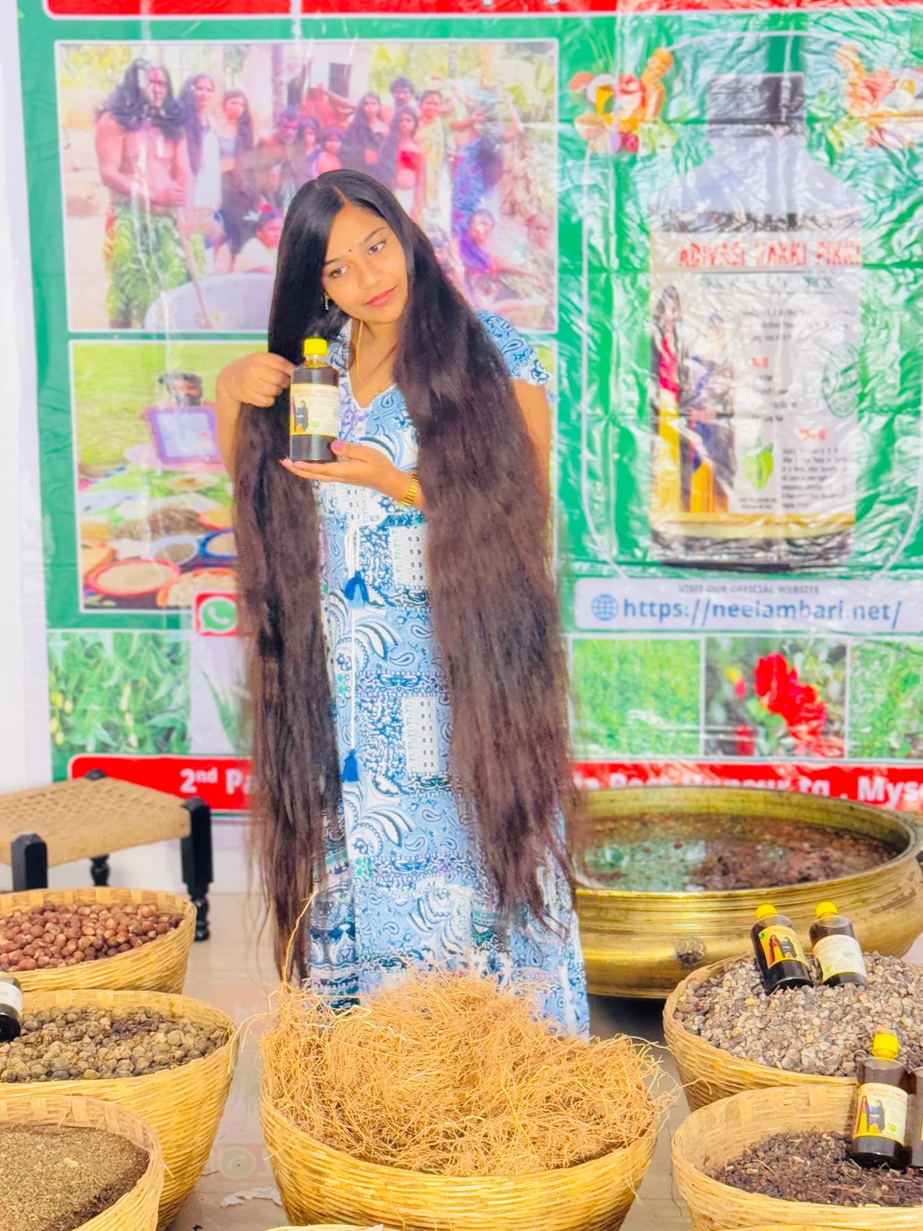 Original Mysore Karnataka ADIVASI HAKKI PIKKI HAIR Oil