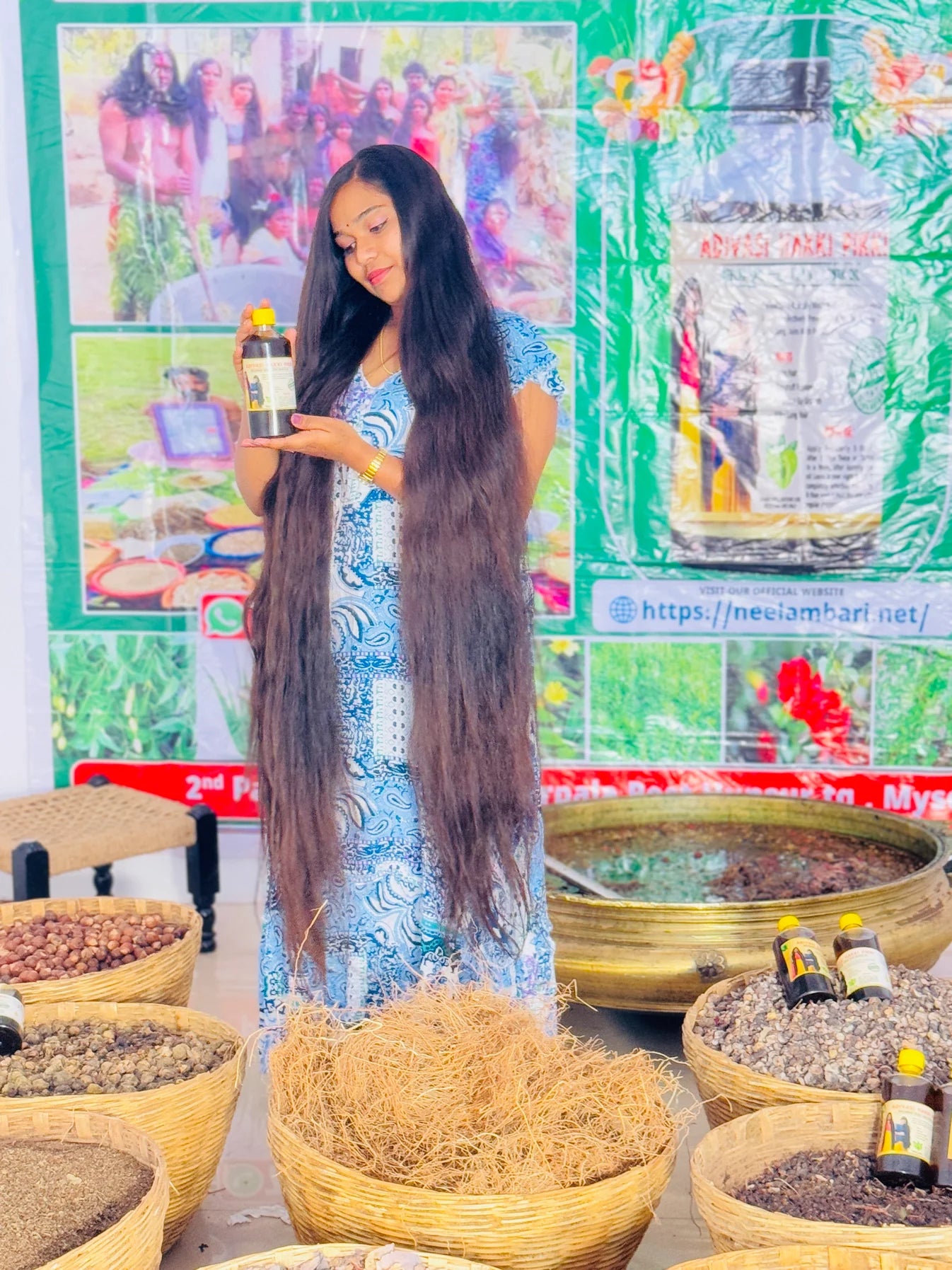 Original Mysore Karnataka ADIVASI HAKKI PIKKI HAIR Oil